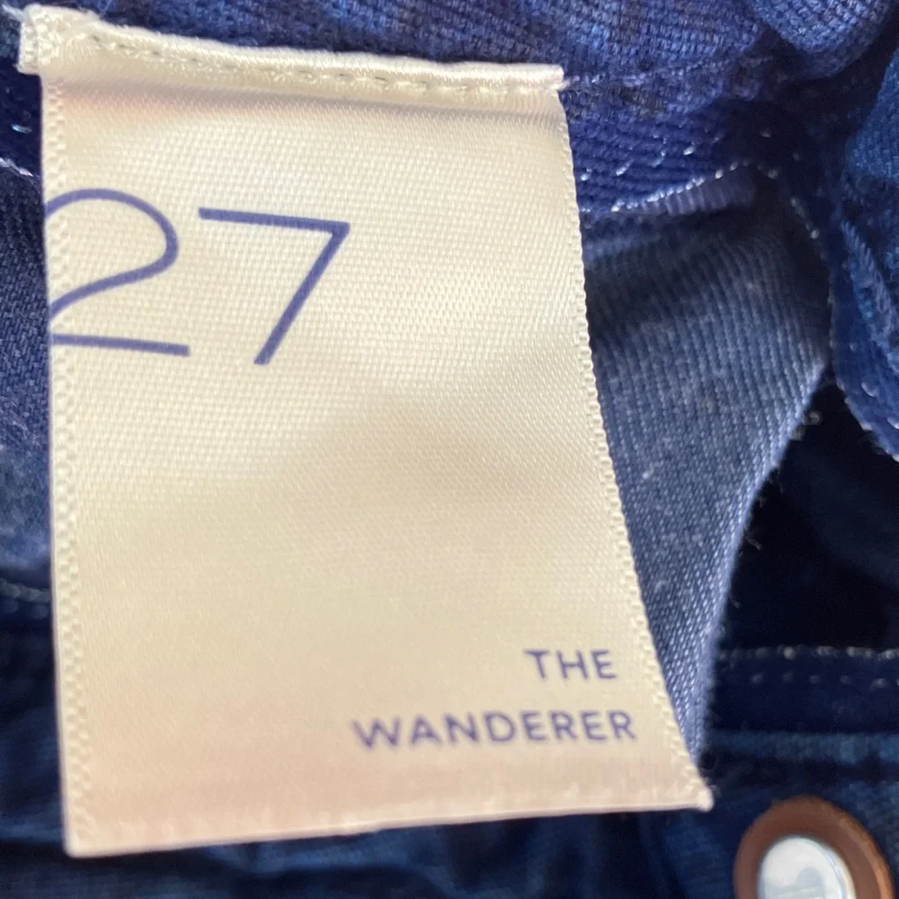Anthropologie Wanderer Distressed Blue Pants - Picture 10 of 16